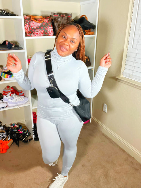 Fly Girl Set (Light Grey)